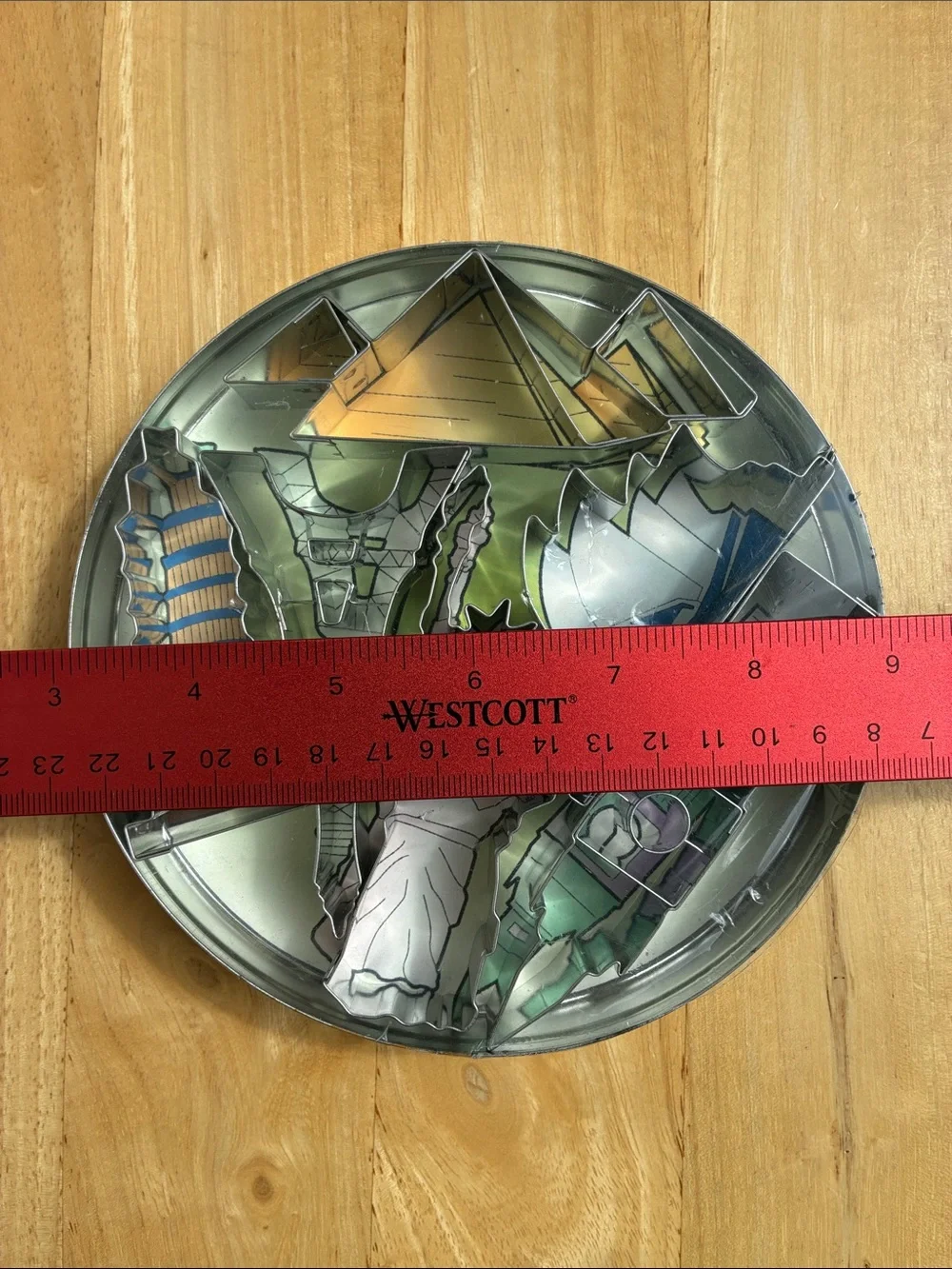 Metal cookie cutters Landmarks from around the world set of 6